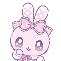 Wink Bunny Sticker by Love-chan