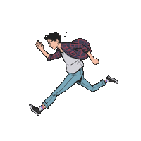 run running Sticker
