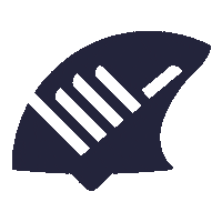 jessicawahuboard beach shark bali hai Sticker