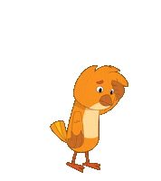 Oh No Bird Sticker by Dumela