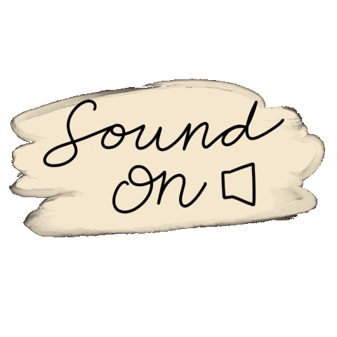 Sound On Sticker by Heytheresia