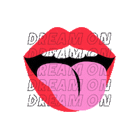 Sassy Dream On Sticker by LULUSIMONSTUDIO