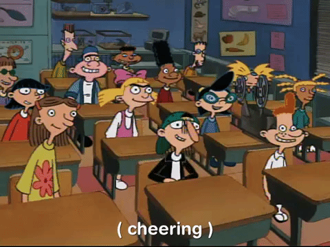 hey arnold nicksplat GIF