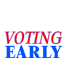 Vote Early Election 2020 Sticker by Art of Voting Early