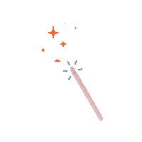 Ouicreate animation magic stop motion wand Sticker