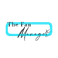 Thefanmanager music logo neon community Sticker