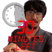 30 Minutes 30Min Sticker