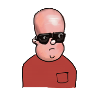 THEREALLOBONIUM hair look selfie beard Sticker