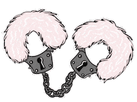 Feminine Handcuff Sticker by Monica Yates Health