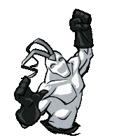 jeremydale yay cheer fist pump hooray Sticker