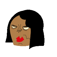 Art Girl Sticker