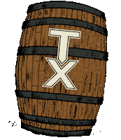 FRDistilling whiskey bourbon barrel tx Sticker