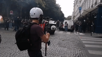 Police Clash With Protesters in Paris Following Health Care Demonstrations