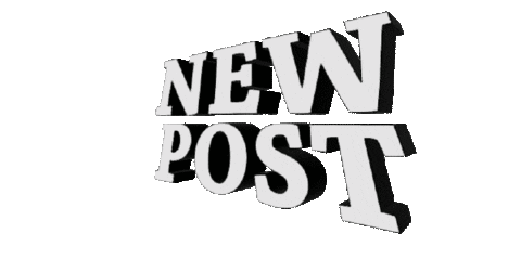 Text New Post Sticker