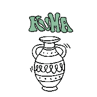 Blastedshop streetwear collection blanc kuma Sticker