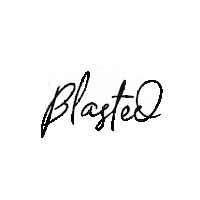 Blastedshop orange streetwear collection blanc Sticker