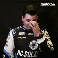 brennan poole nascar driver reactions GIF by NASCAR