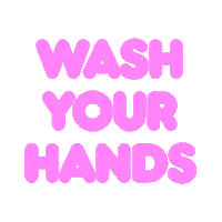 Wash Your Hands Sticker by Hello Merch