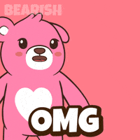Teddy Bear Wow GIF by BEARISH