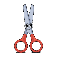 Cutting Back To School Sticker by Luke Alexander