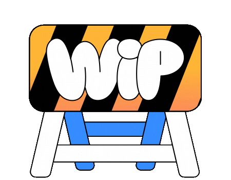 Work In Progress Wip Sticker by TheLittleLabs