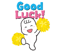 Fight Good Luck Sticker by moonyjp