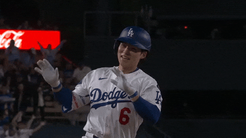 Celebrate Los Angeles Dodgers GIF by MLB