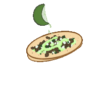 Salsa Verde Eating Sticker by probonoasl