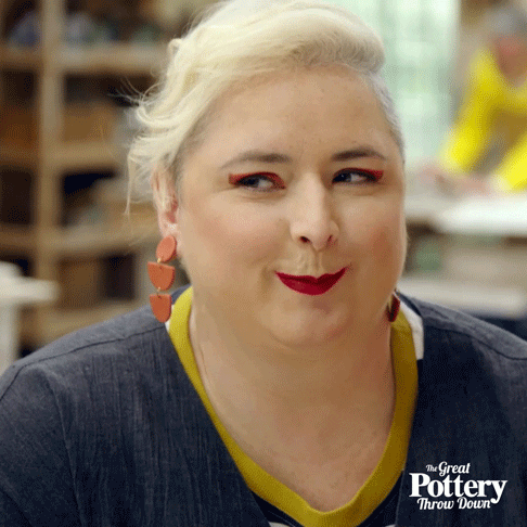 Eyebrows Throwdown GIF by The Great Pottery Throw Down