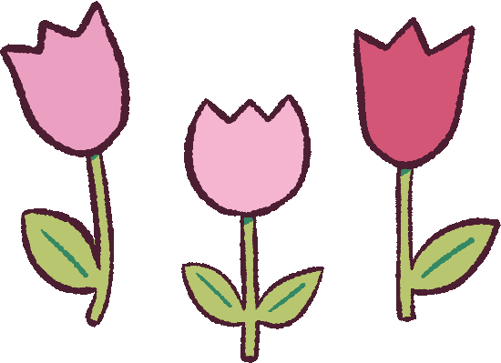 Pink Flower Sticker