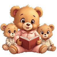 Cute Teddy Bears Sticker