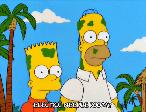 scared homer simpson GIF