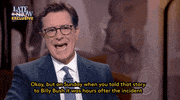 stephen colbert swimming GIF by Refinery 29 GIFs