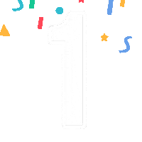 Happy Number 1 Sticker by Bristol SU