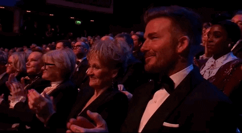 David Beckham Bafta Film Awards GIF by BAFTA