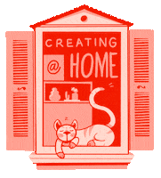 Create At Home Sticker