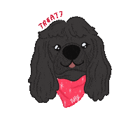 Hungry Dog Sticker by Ann of Facedit
