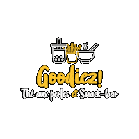 goodiezbubbletea snacks fries milkshake bubbletea Sticker