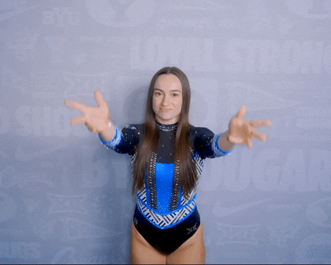 Gymnastics Sophie GIF by BYU Cougars