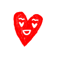 nenamoreton corazon cara sonriente nenamoreton nena moreton Sticker