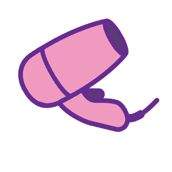 margaret hairdryer Sticker by Gaja Hornby