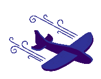 Fly Plane Sticker