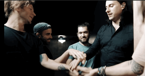 tour handshake GIF by Mayday Parade