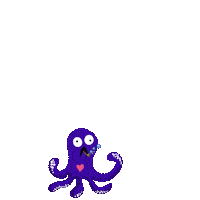 Lapa_lesya water smoke swim octopus Sticker