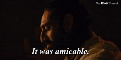 It Was Amicable