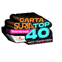Top40 Suraya Sticker by Suria Malaysia