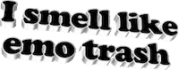 emo Sticker by AnimatedText