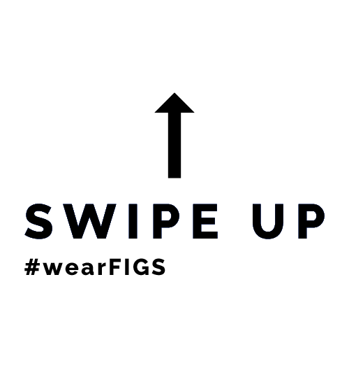 Arrow Swipe Up Sticker by FIGS