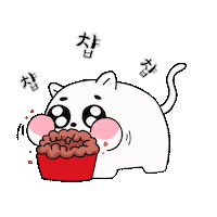 Hungry Cat Sticker