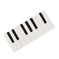 Piano Keyboard Sticker